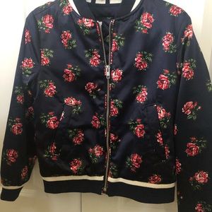EUC Gap girls size M bomber jacket